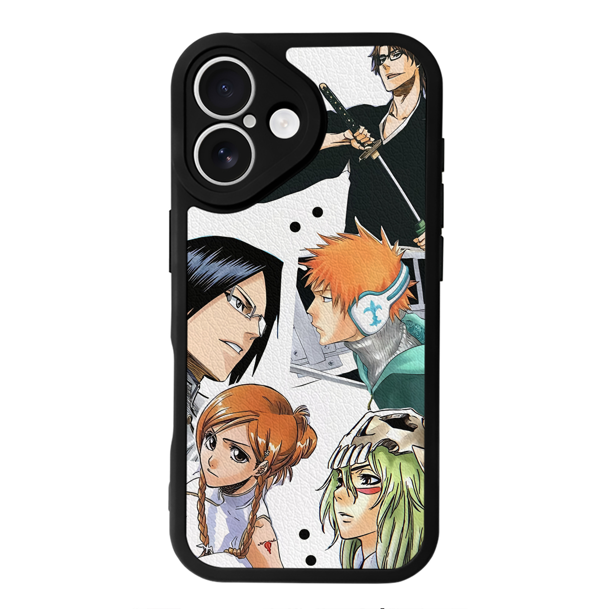 （画像用） ハイキュー!! Haikyu!! 【iPhone 16シリーズ対応】シリコンスマホケース（レザー調） 材質：シリコン